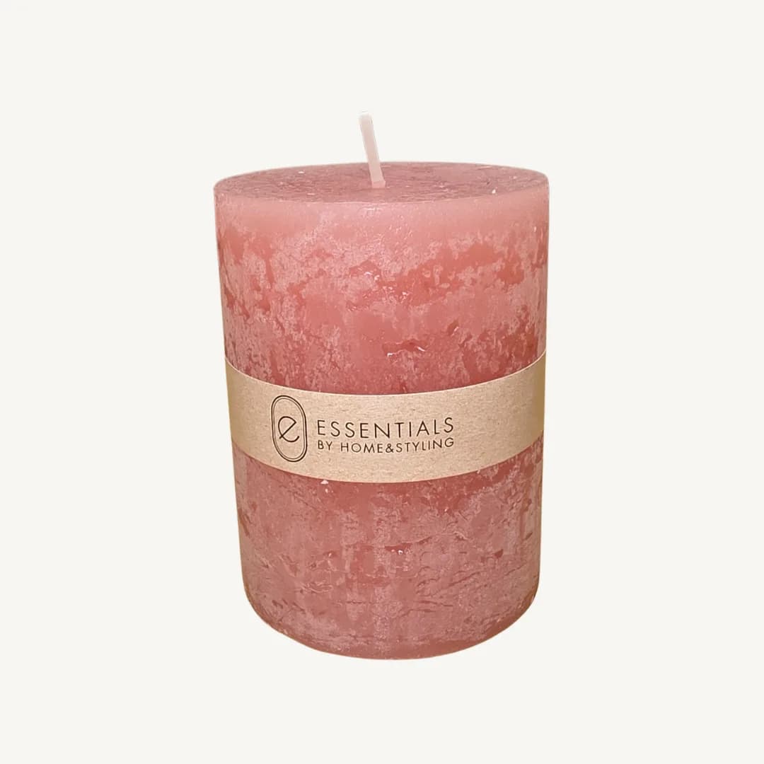 Red pillar candle, 6 x 8 cm