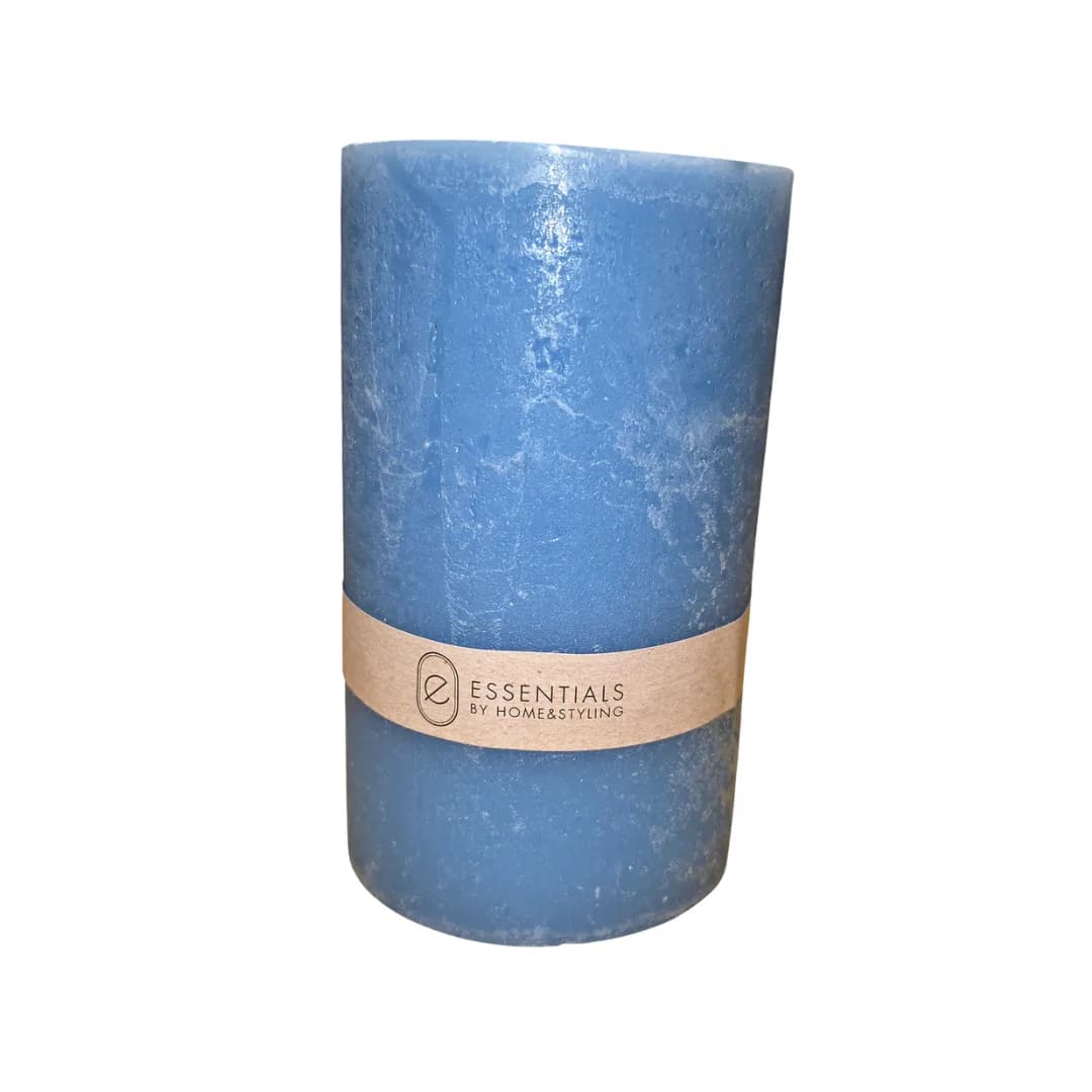 Rustic candle, 9 x 15 cm