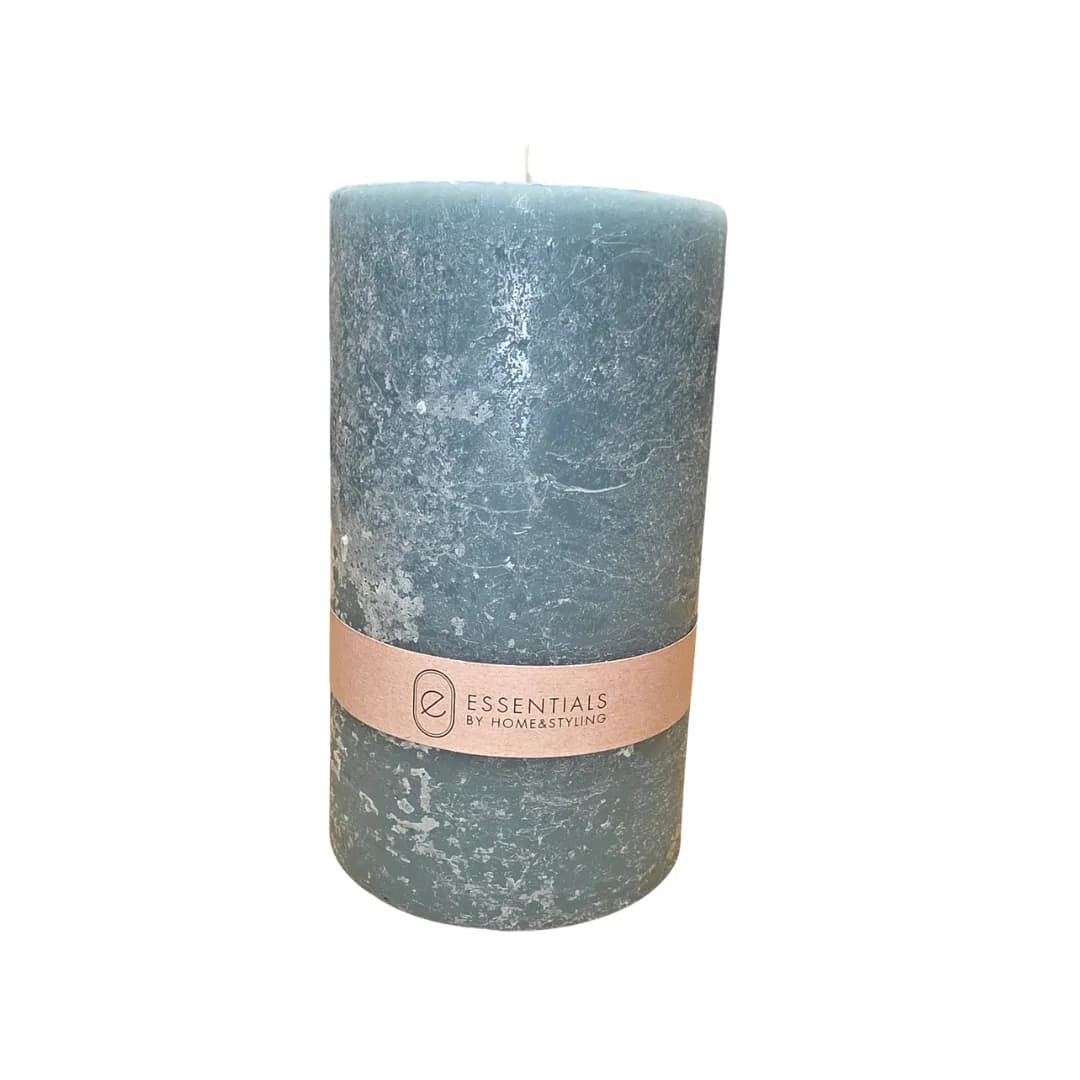 Rustic candle, 9 x 15 cm