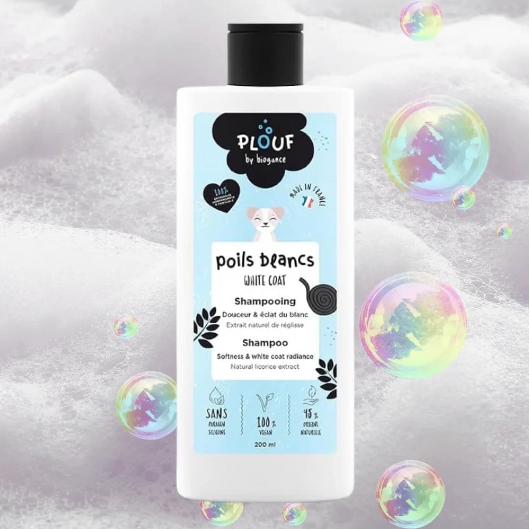 Plouf white coat shampoo, 200 ml