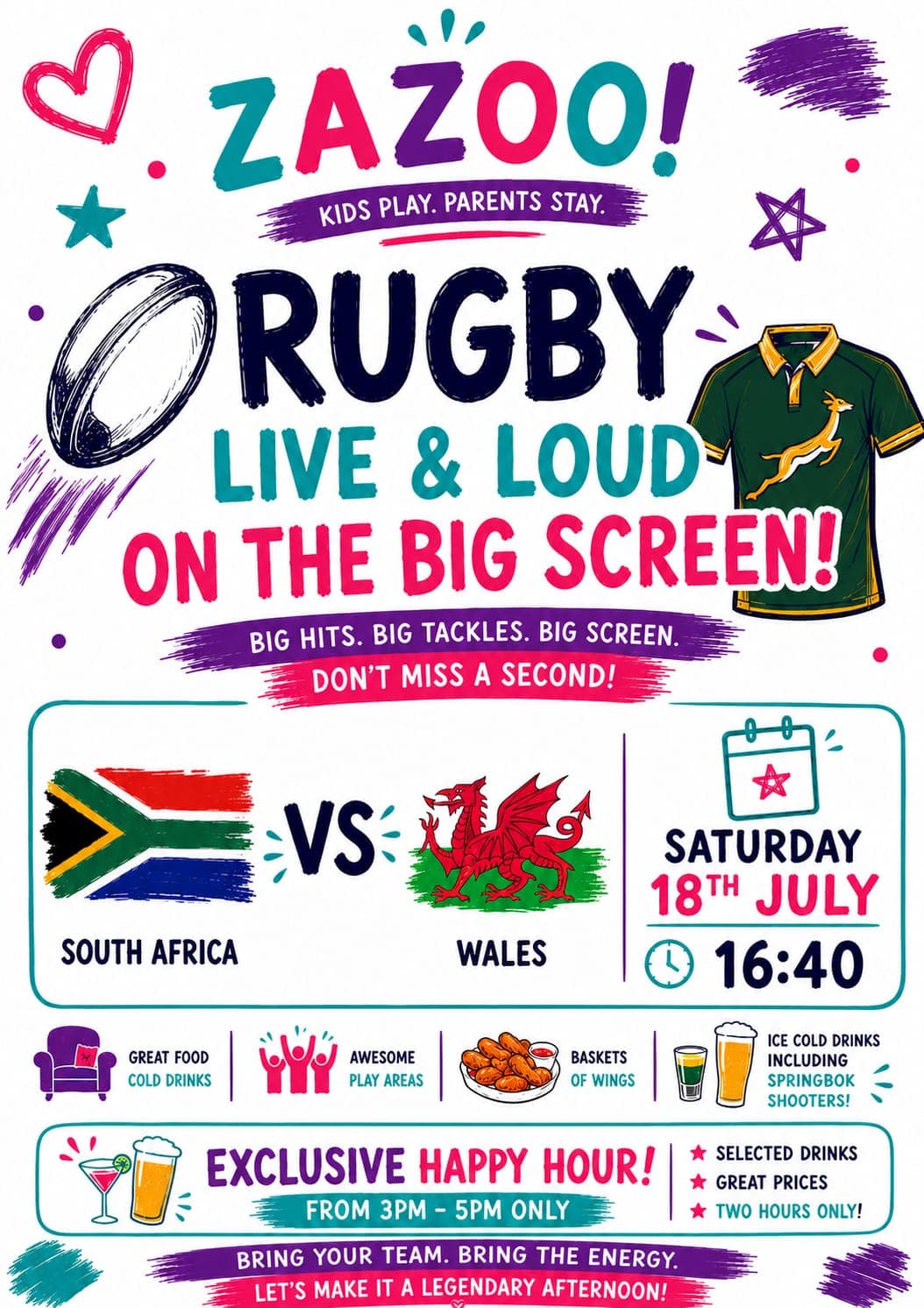 Rugby at ZAZOO almancil