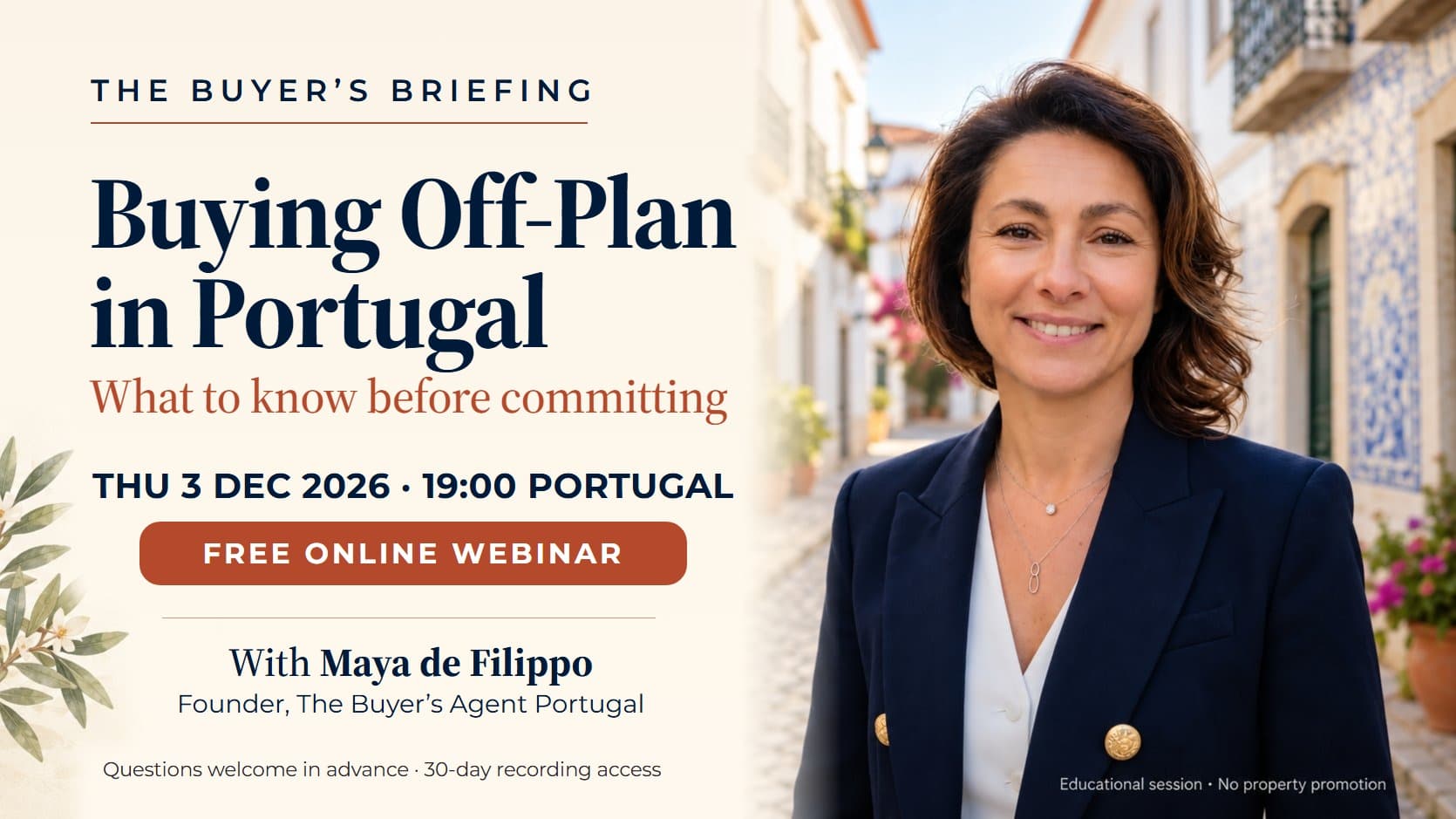 Buyer's Briefing: Buying Off-Plan in Portugal
