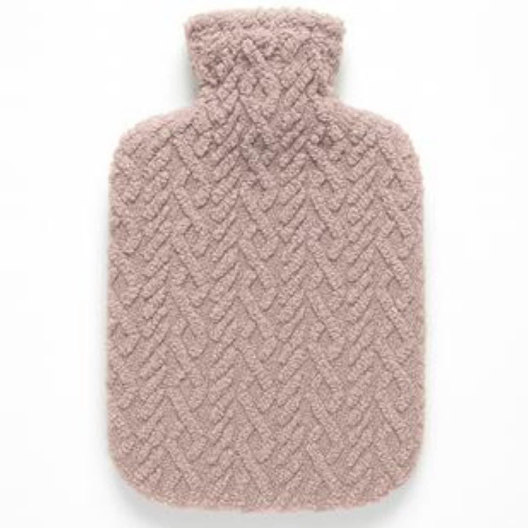 Pink Polar hot water bottle