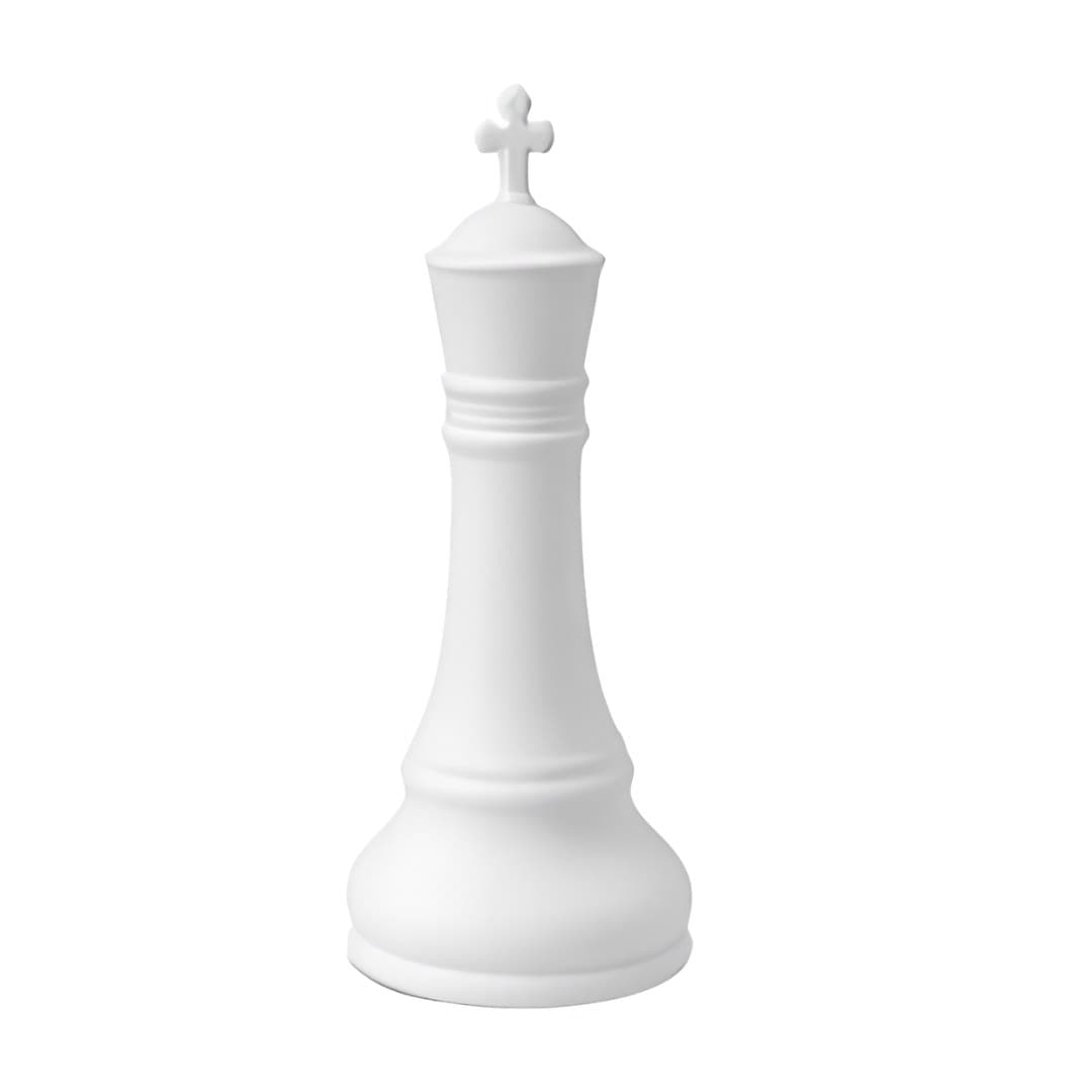 Ceramic chess piece, king, 26 cm