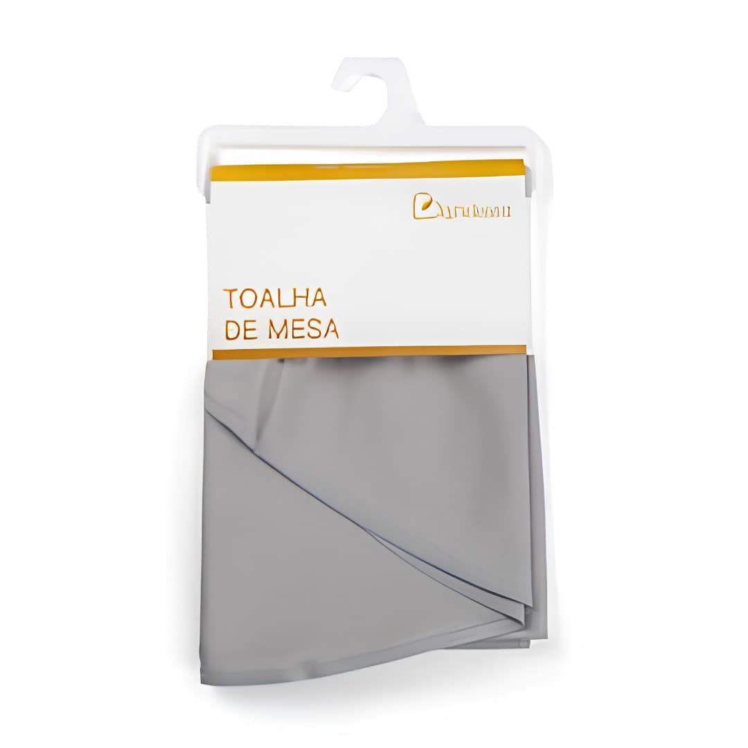 Stain-resistant tablecloth, grey, 140 x 140 cm