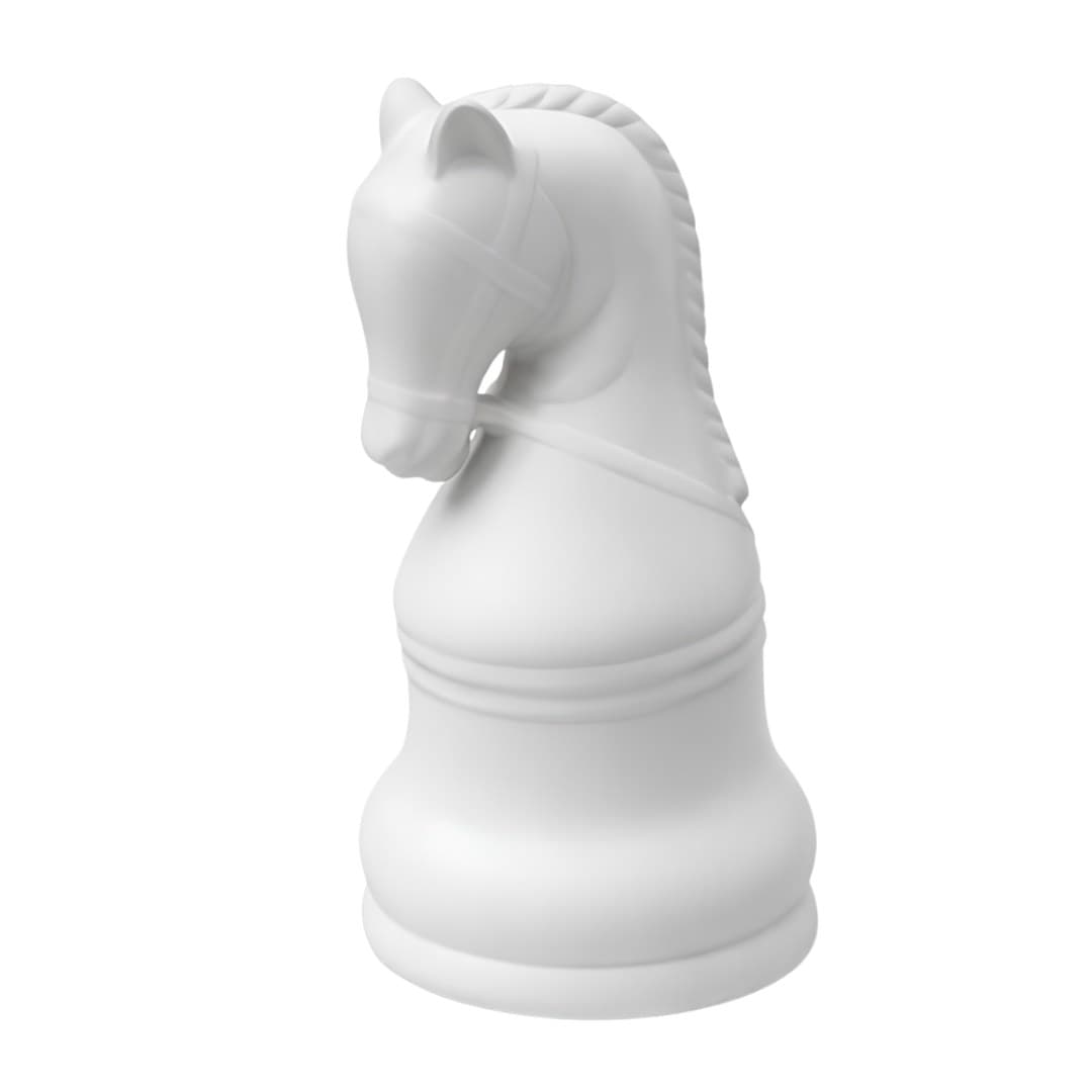 Ceramic chess piece, knight, 17 cm