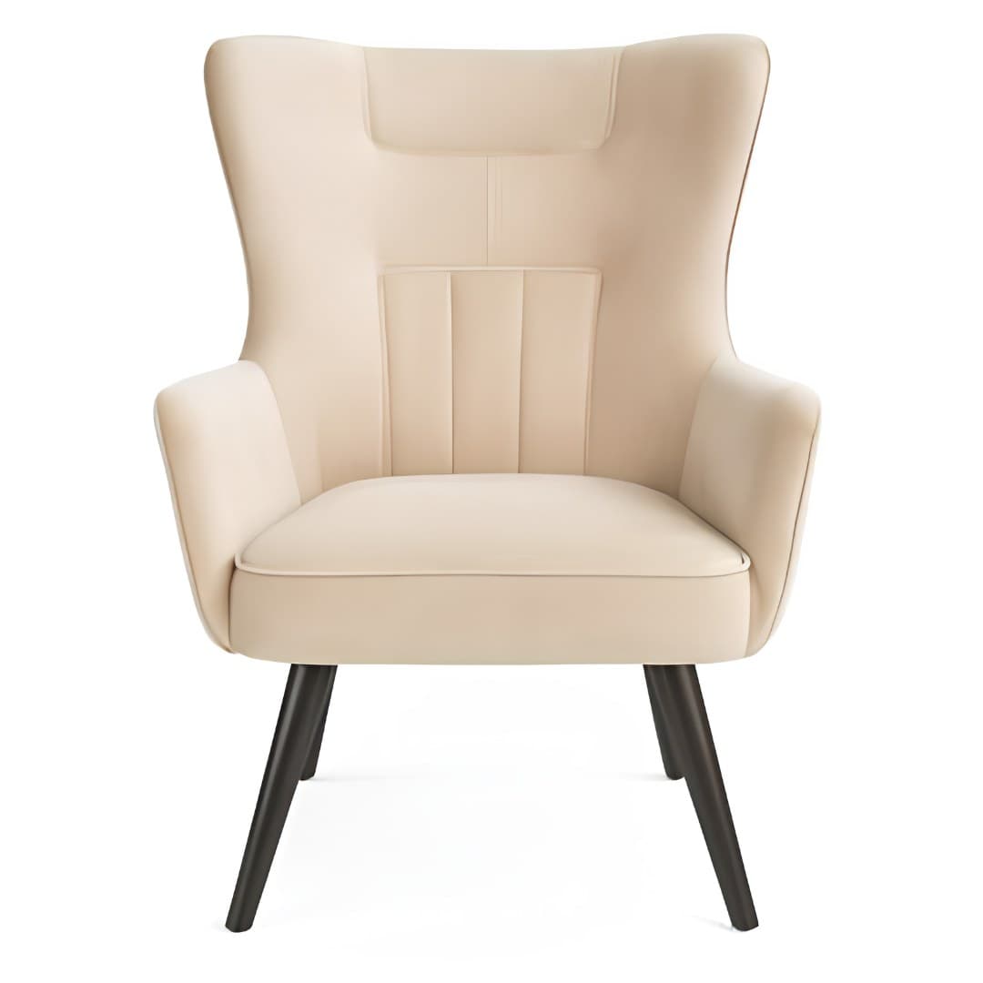 Beige armchair, 73 x 75 x 83 cm