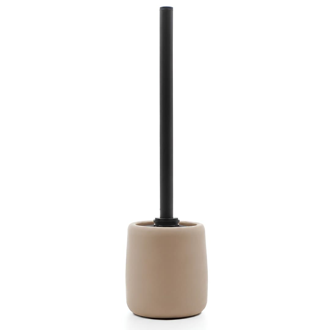 Piacaba ceramic plant pot, smooth, soft touch, taupe, Ø 10.5 x 38.5 cm