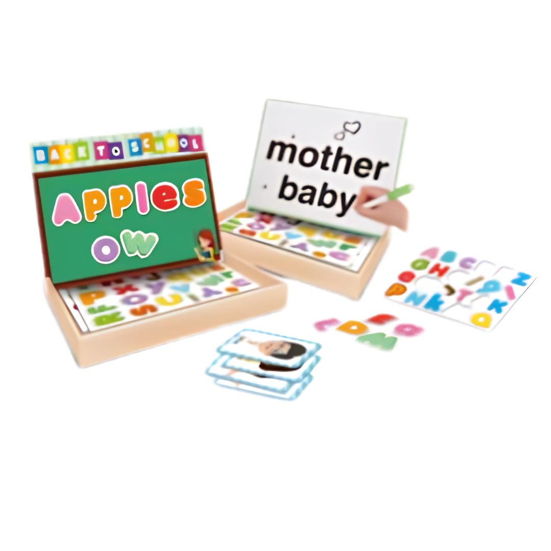 Magnetic puzzle, letters