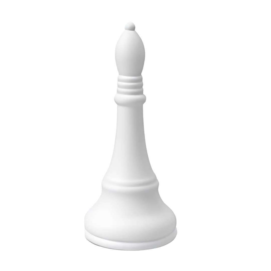 Ceramic chess piece, bishop, 20 cm