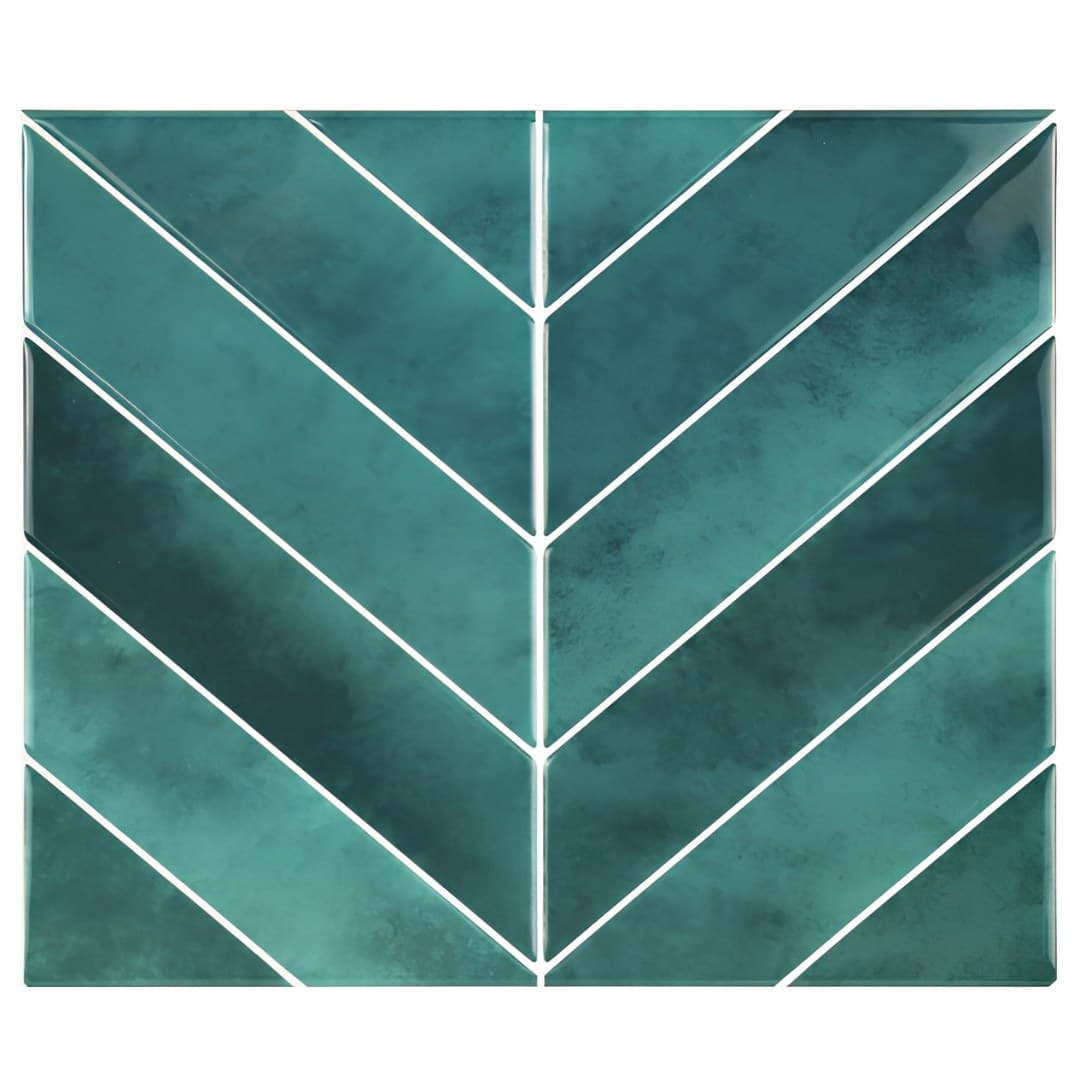 Parma Emeraude adhesive wall sticker, 30.5 x 25 cm