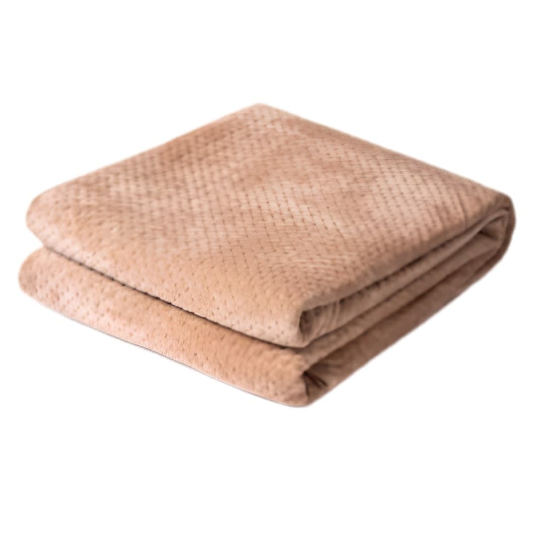 Beige bedspread, 190 g, 230 x 250 cm
