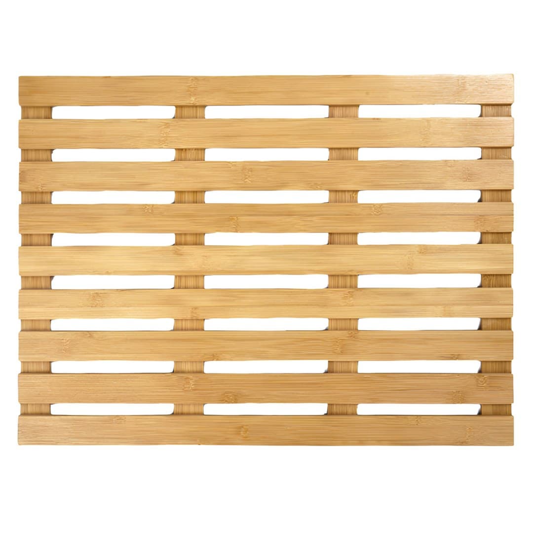 Bamboo non-slip mat, 45 x 62 cm