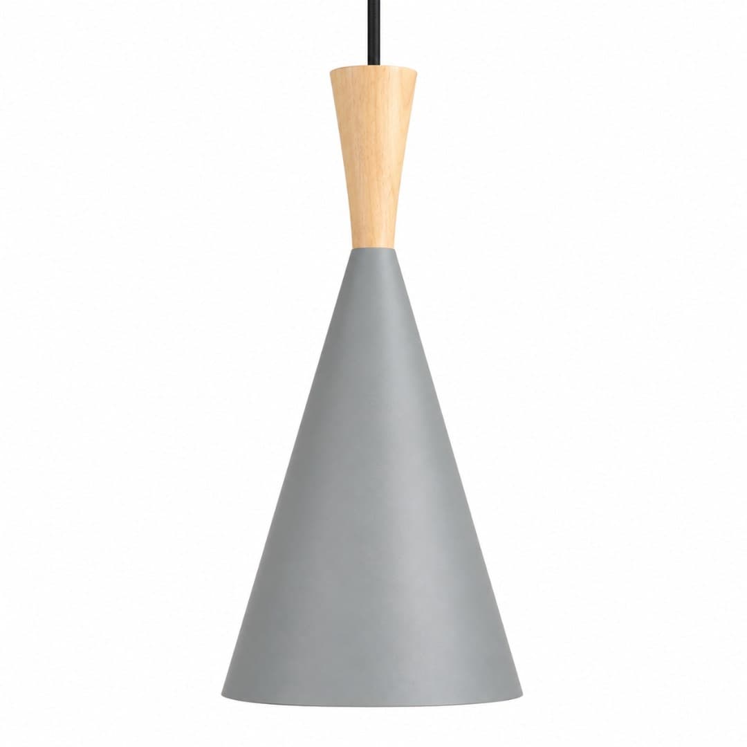 Grey ceiling lamp