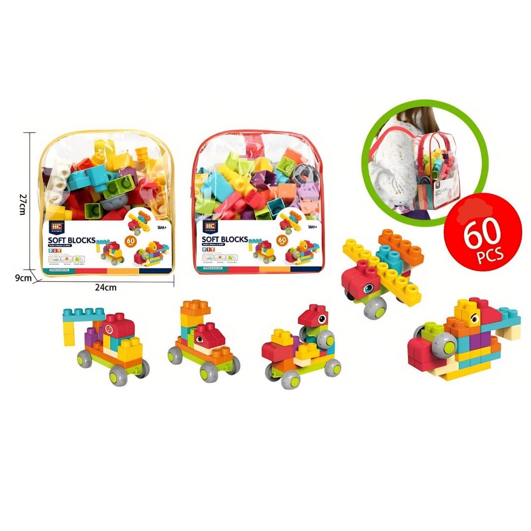 Building blocks, 60 pieces