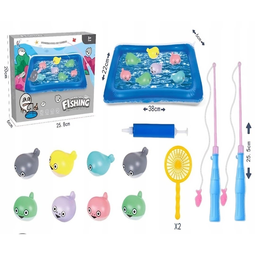 Fishing game, 14 pieces