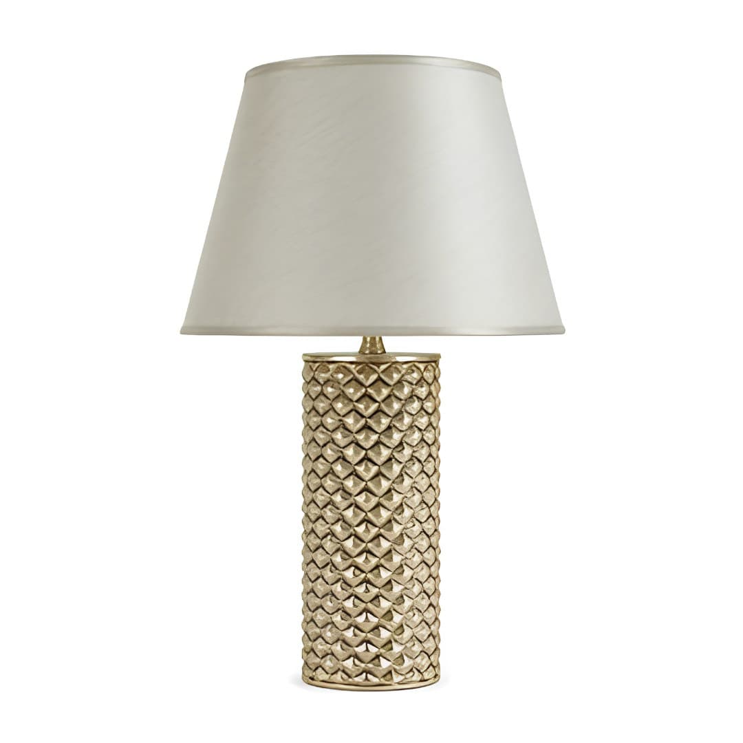 Champagne lamp with ceramic base, 47.5 cm