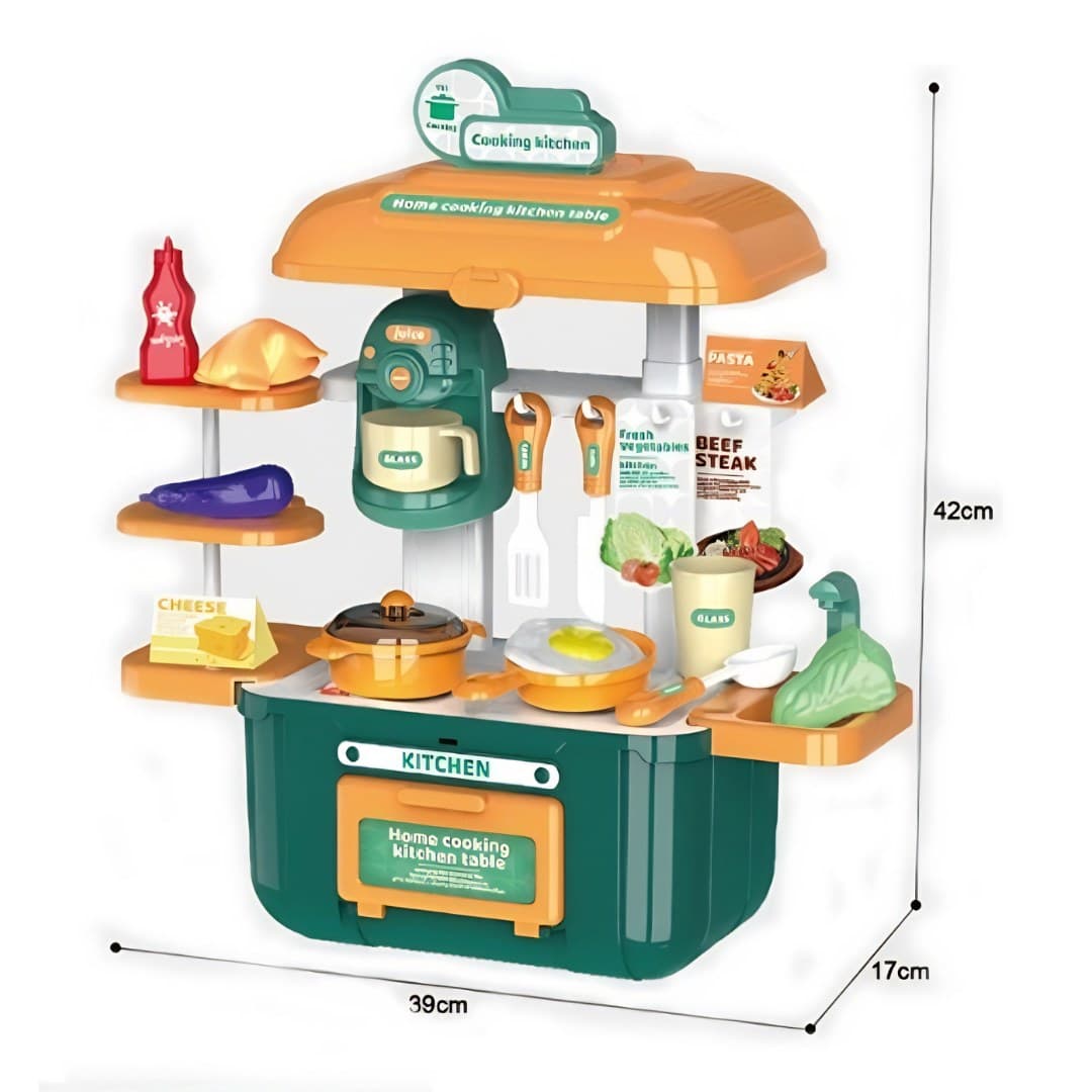 Kitchen case, 34 pieces